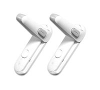 Childproof Door Lever Lock,easy To Install And Use 3m Vhb Adhesive No Tools Or Drill Required (white, 2 Pieces)-WG