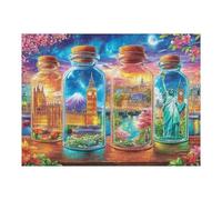 Children Book Reading Rompicapo 500 Pezzi Per Nonni E Nipoti Cartone Rigido Esercizio Mentale Per Serate in Famiglia Da Passatempo Con Poster Incluso 500 PCS（52×38cm）