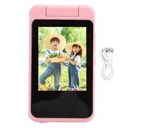 Children Digital Video Camera 1080P 48MP, Kids Touch Screen Camera with 2.8 Inch IPS Display, MP3 Player & Photo Editor, for Toddlers and Kids Aged 3 - 12 (Rosea)