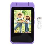 Children Digital Video Camera 1080P 48MP, Kids Touch Screen Camera with 2.8 Inch IPS Display, MP3 Player & Photo Editor, for Toddlers and Kids Aged 3 - 12 (Viola)