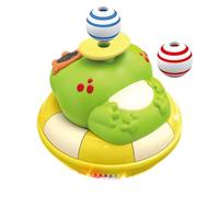 Children Electric Toy - Light Up Blowing Ball Rotating Game | Musical Walking Elephant Drummer Toy | Educational Interactive Animal | Frog Elephant Levitation Preschool Boys Girls For Living Room Bedr