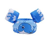 Children Float Vest - Adjustable Swim Jacket with Arm Float Wings, Lightweight Buoyancy Support Trainer Secure Strap Comfort Fit Safety Design, Beginner Water Learning Aid, Ideal for Pool Beach Lake