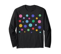 Children Pickleball Need Dotted, Spotty Dotted, Kids Spots Maglia a Manica