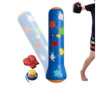 Children Punching Bag - Inflatable Boxing Kit Bounce Return Workout Toy, Kids Training Set Durable Indoor Outdoor Sports Gear | Karate Exercise Home Bedroom Playroom Boys Girls Fitness Fun Daily