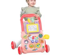 Children Push Walker with Wheels, Children 1 to 3 Years, Multifunctional Sit Stand Learning Baby Toy, Compact Activity Center for Walking Practice and Early Growth