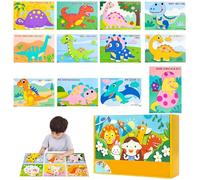 Children’s DIY 3D EVA Sticker Craft，DIY Cartoon Animal Learning Education Toys, Ideal for Classroom Activities, Drawing, and Creative Projects (A)