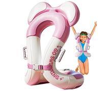 Children’s Inflatable Float Vest, Adjustable Swim Jacket With Safety Buckle, Portable Swim Ring Pool Floatie For Boys And Girls, Lightweight Water Training Gear Swimming Fun