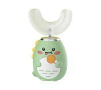 Children’s U Shaped Electric Toothbrush - Automatic Teeth Cleaning, Multifunctional 360-Degree Brush, Waterproof Compact Design with Fun LED Lights, Ideal for Home Vacation Dormitory Commuting