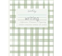 Children’s Writing Journal With Prompts: Green Gingham