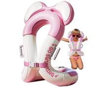 Children Swimming Vest - Inflatable Float Jacket with Secure Adjustable Straps, Bright Color Design and Easy Setup Function, Perfect for Pool Beach Lake River Water Sports Outdoor Play and Travel