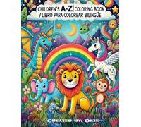 Children's A-Z bilingual coloring book / Libro para colorear letras bilingue
