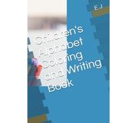 Children's Alphabet Coloring and Writing Book