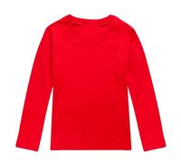Children's Autumn and Winter Clothes for Boys and Girls - Maglietta a maniche lunghe con biancheria intima, Colore: rosso, 6-7 Jahre
