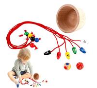 Children's Cat & Mouse Tabletop Game Set, Set di giochi da tavolo gatto e topo per bambini, Giochi Montessori gioco di società per famiglie, Giochi Educativi Legno per Famiglia Festa