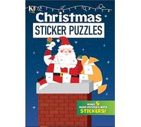 Childrens Christmas Sticker Puzzles Activities Book