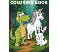 Childrens Coloring Book: Dinosaurs & Animals