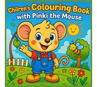 Children's colouring book featuring Pinki the Mouse