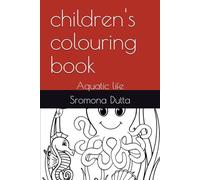 children's colouring book: marine life