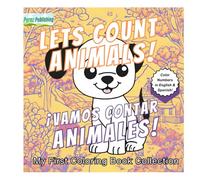 Children's Counting Animals Coloring Book (Bilingual): My First Coloring Book Collection