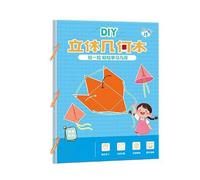Childrens Hands on Geometry Workbook Interactive Paper Engineering Set Regional Visualization Practice Mathematics Manipulative Tools