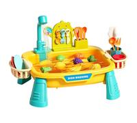 Children's Kitchen Sink, Electric Faucet Playset With Water Flow Learning