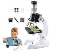 Children's Microscope | 100X 600X 1200X Monocular Optical Microscopes | Compound Monocular Microscopes For Kids 8+ | Elementary School Science Experimental Toy Biology Microscope
