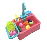 Children's Play Sink, Interactive Water Station, Realistic Faucet Action, Educational Sensory Development, Complete Set, Great for Indoor Outdoor Kindergarten Preschool Activities