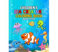 Children''s Sea Creature Coloring Book