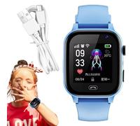 Children's Smart Watch - Orologio per telefono GPS 4G GPS, batteria ricaricabile per bambini Smart Owatch | Apprendimento e sicurezza con la flash leggera della telecamera chiamata, touchscreen SOS Re