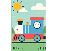 Children's Train Notebook - 120-Page Wide Ruled Writing Journal: Themed Notebook for Learning, School, and Creative Writing