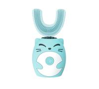 Children's U-shaped Electric Toothbrush Baby Lazy Fully Automatic Sonic U-shaped Toothbrush Intelligent(A,Medium)