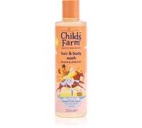 Childs Farm Hair & Body Wash emulzione detergente per corpo e capelli per bambini Peach & Apricot 250 ml