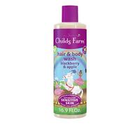 Childs Farm Kids Shampoo per capelli e corpo per pelle secca e sensibile Mora e mela biologica Deterge delicatamente Vegano Cruelty-Free 16,9 fl oz