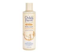 Childs Farm OatDerma, bagnoschiuma, senza profumo, gel doccia lenitivo per il viso, sapone per la pelle sensibile, per bambini, 250 ml