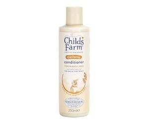 Childs Farm OatDerma, balsamo per capelli, senza profumo e senza strappi, lenitivo per pelli e cuoio capelluto sensibili, per bambini, 250 ml