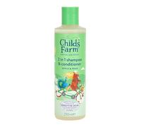 Childs Farm Shampoo e balsamo per capelli 2 in 1, delicato senza strappi, fragranza mela e pera, bambini, bambini, 250 ml