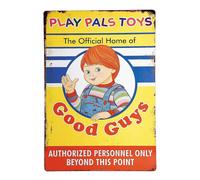Child's Play 2 Play Pals Insegna In Metallo 12 X 18 Pollici