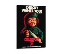 Child's Play 3 Movie Poster da parete su tela, decorazione, dipinto, arte, camera da letto, soggiorno, ufficio, dipinto, moderna decorazione per la casa, arte da parete, stampa 40 x 60 cm