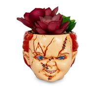 Child's Play Chucky 3-Inch Ceramica Mini Fioriera Con Artificiale Succulente