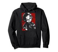 Child's Play Chucky Distressed Portrait Felpa con Cappuccio