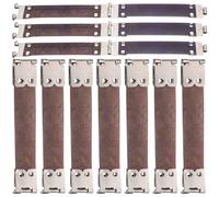 CHILDWEET 10 Pezzi Fermaglio a Molla per Borsa Argento 8,5cm | Metallo e Ferro, Finitura Resistente All'usura, Piccolo Bullone Incluso, per Atelier e Riparazioni Colore Casuale