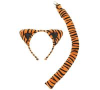 CHILDWEET 1set Cerchietto Orecchie e Costume Cosplay Per Halloween Teatrali Accessori Per Ruolo e Fotografia