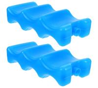 CHILDWEET 2 Pezzi Borsa Ghiaccio Riutilizzabile 650ml per Biberon Latte Blu | Pvc, Uso Picnic All'aperto, per Soda e Biberon, Capacità Ampia 650ml, Pratico Riuso