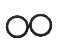 CHILDWEET 2 Pezzi Pneumatico Esterno Nero in Gomma Resistente All'usura Battistrada Antiscivolo Spesso per Passeggiate in Comunità e Marciapiedi