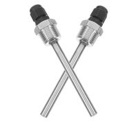 CHILDWEET 2 Pezzi Pozzetto Termometrico in Inox Resistente Alte Temperature Facile Installazione Ricambio per Scaldabagni e Termometri Tubo Protezione Temperatura