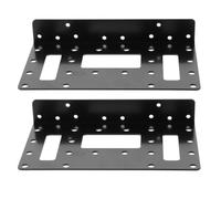 CHILDWEET 2 Pezzi Supporto per Hard Disk SSD e Hdd da 2,5/3,5 Pollici in Metallo Nero, Multi Bay per Case PC Desktop, Protegge L'integrità dei Dati e Riduce i Movimenti
