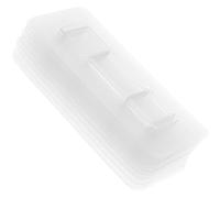 CHILDWEET 20 Pezzi Ganci Trasparenti Adesivi da Parete, Ganci per Asciugamani e Accappatoi senza Fori, Adesivo Forte per Superfici Lisce come Piastrelle, Vetro e Metallo, Facile