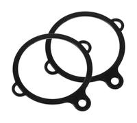 CHILDWEET 2pezzi Anelli in Plastica Nero Design a Tre Fori per Borracce Sportive, Accessori per Portabottiglie Acqua, per attività all Aperto e Facili da Trasportare