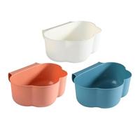 CHILDWEET 3 Pezzi Bidoni per Rifiuti da Cucina Sospesi in Pp Design Creativo Nuvola per Armadi e Spazi Ridotti