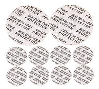 CHILDWEET 300 Pezzi Sigilli Adesivi Per Bottiglie 26mm Guarnizioni Di Sicurezza Per Tappi Di Fiaschette e Barattoli Sigillanti a Pressione Per Conservazione e Protezione Anti-perdita